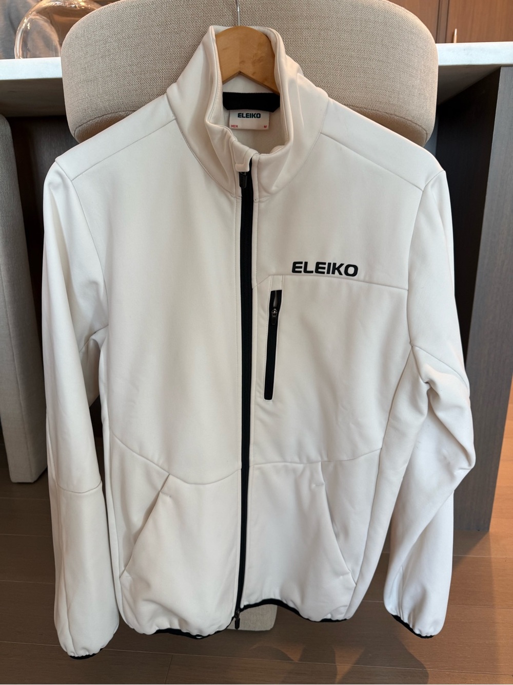 Men's White Performance Softshell Jacket
